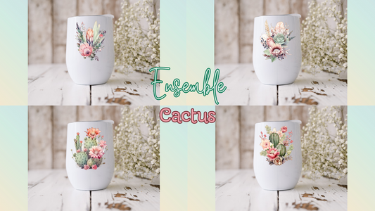 Ensemble de verre isotherme Cactus